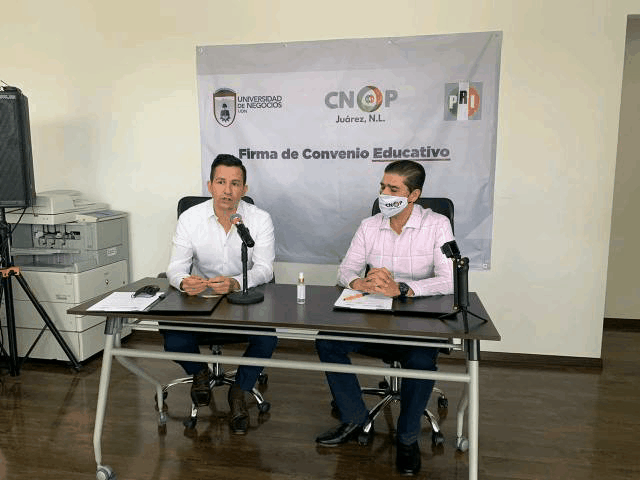 Firma CNOP de Juárez convenio educativo con la Universidad de Negocios, UDN