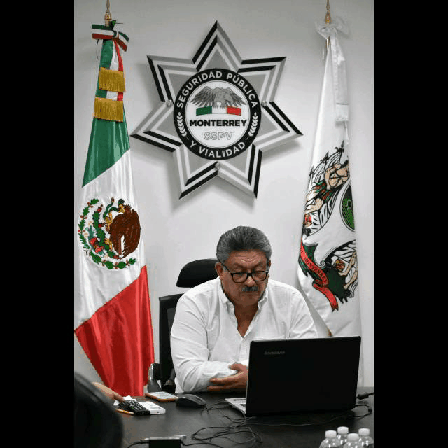 Participa Policía de Monterrey en Congreso virtual Estudiantil