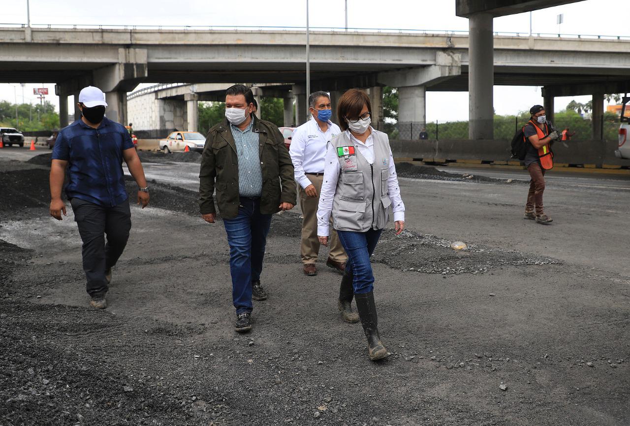 Implementa Cristina Díaz dispositivos viales en zonas afectadas por “Hanna”