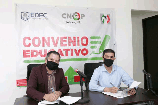 Firman CNOP de Juárez y Universidad EDEC convenio educativo