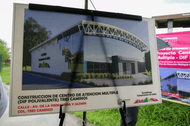 Inician construcción de centros de atención multiple en Guadalupe