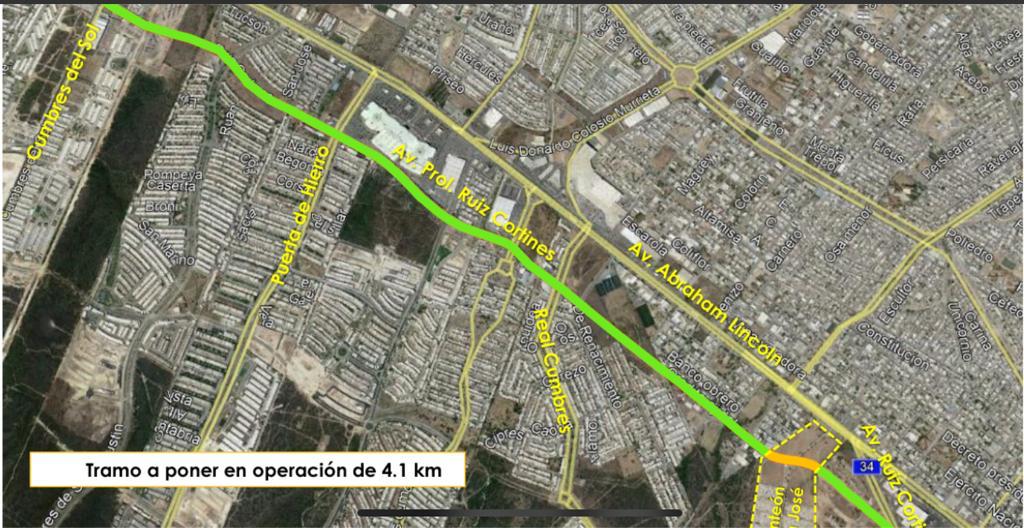Ampliará Monterrey la avenida Ruiz Cortines al Poniente