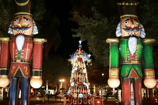 Enciende Paty Salazar la Navidad en Allende
