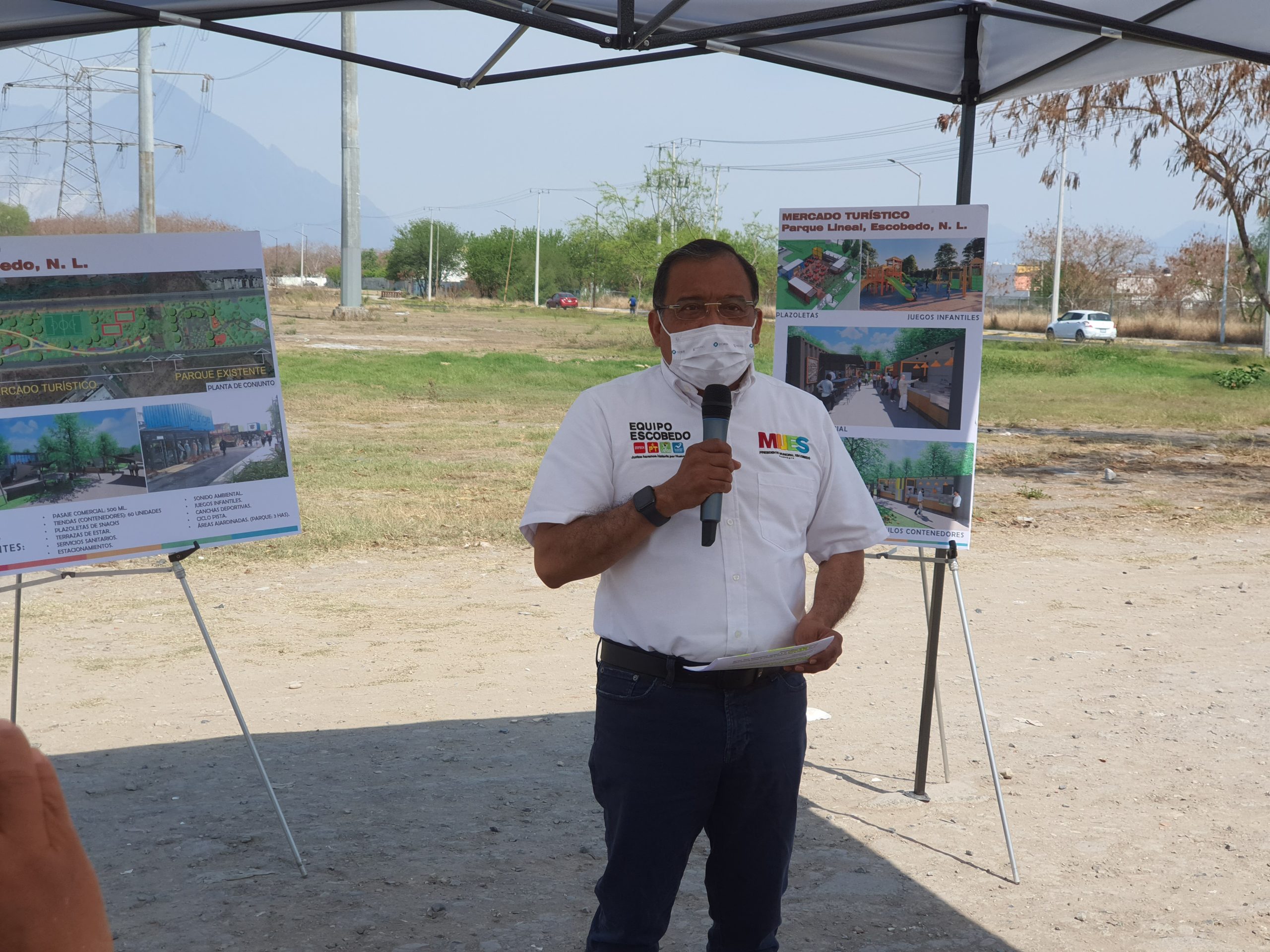 Habilitará Andrés Mijes tianguis cultural en Escobedo