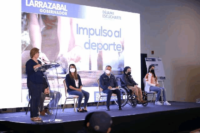 Se compromete Larrazabal con el deporte