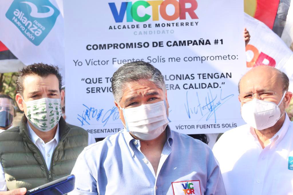 Se compromete Víctor Fuentes a garantizar servicios de primera calidad