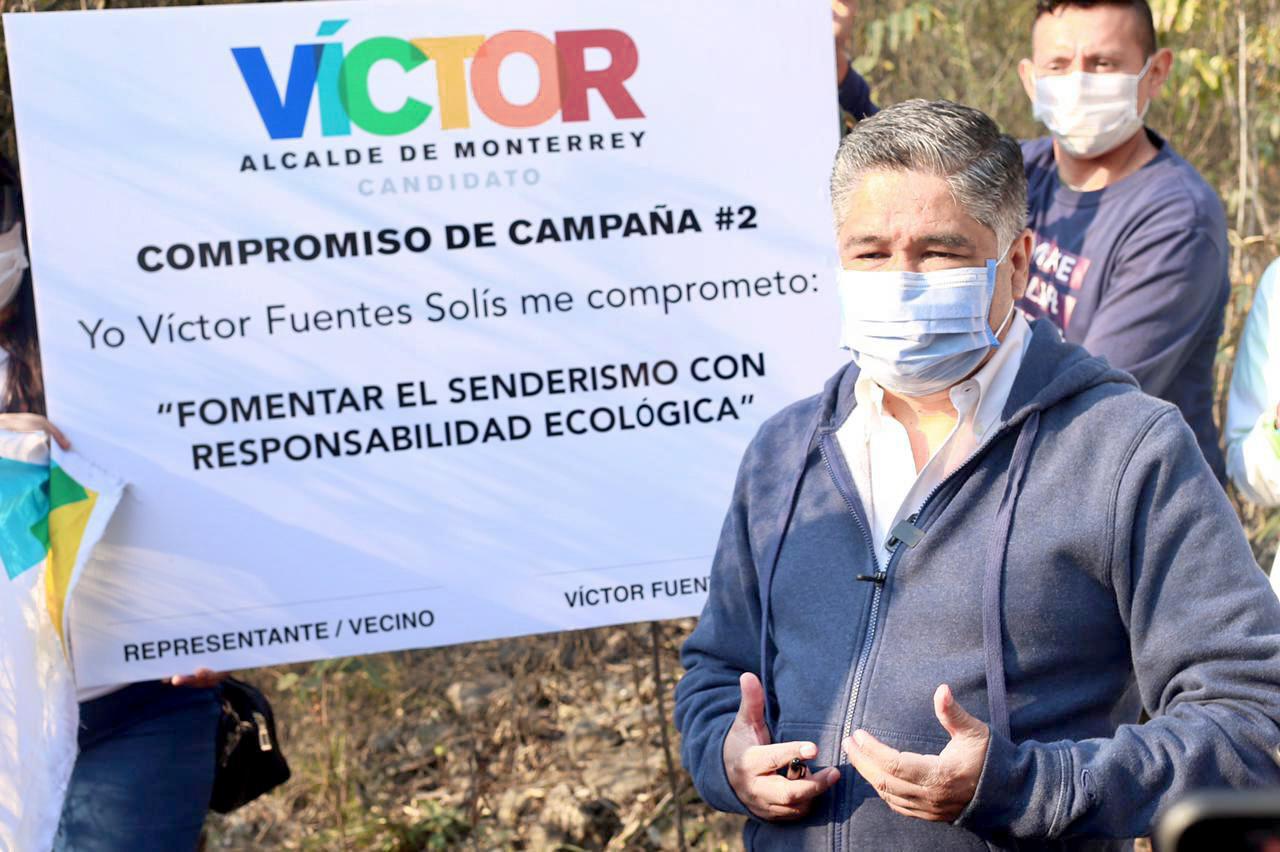 Víctor Fuentes creará fideicomiso para conservar áreas naturales