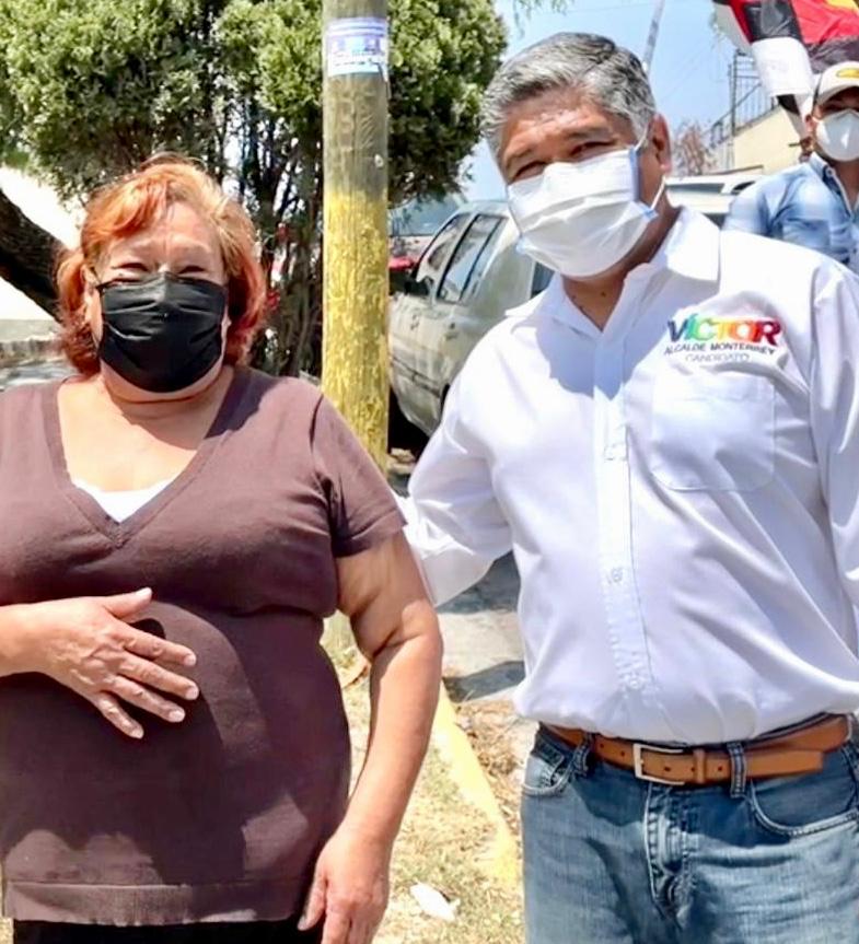 Se compromete Victor Fuentes a limpiar en un mes el poniente de Monterrey