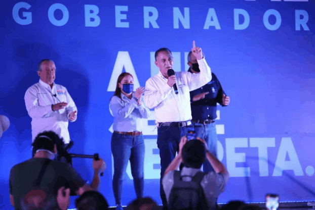 Candidatos a diputados y candidatos a alcaldes del PAN impulsan la campaña a gobernador de Larrazabal