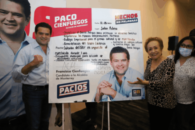 Garantiza Paco Cienfuegos impulso económico al gremio artístico y cultural de Monterrey