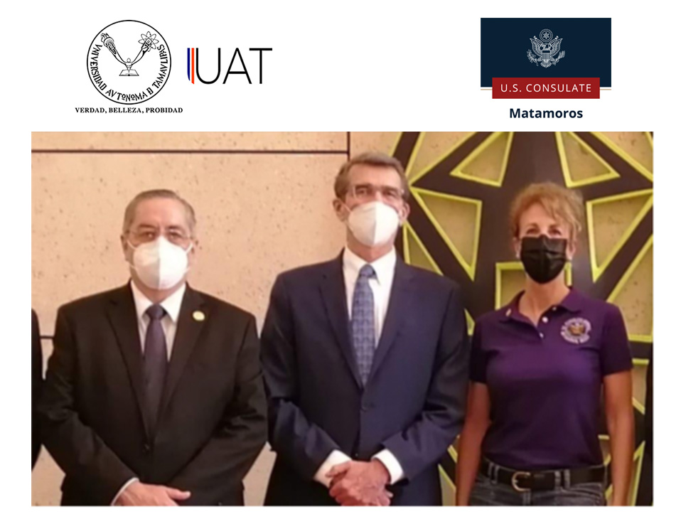 Rector de la UAT fortalece vínculos con el Consulado americano