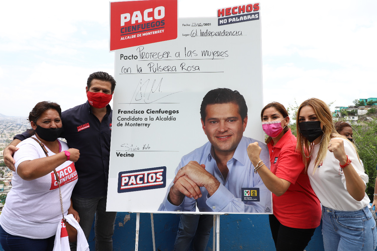 Presenta Paco Cienfuegos el programa Pulsera Rosa para combatir la violencia contra la mujer