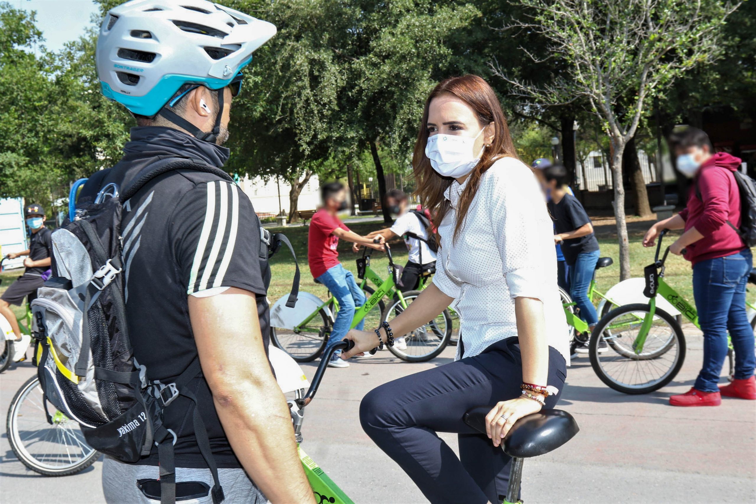 Propone Clara Luz nueva movilidad con 100Km de ciclovía, y la creación de biciestacionamientos