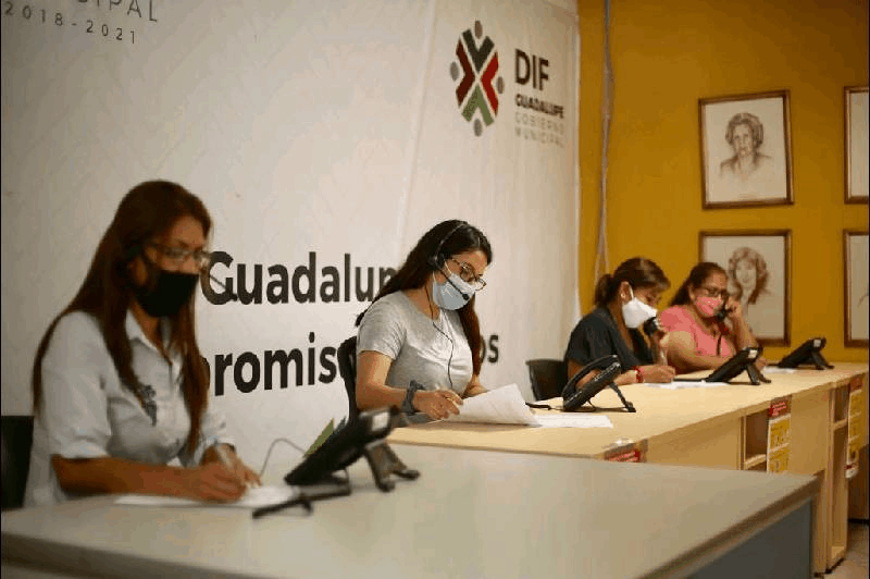Activan Centro de Atención telefónica en Guadalupe para vacunación contra COVID-19