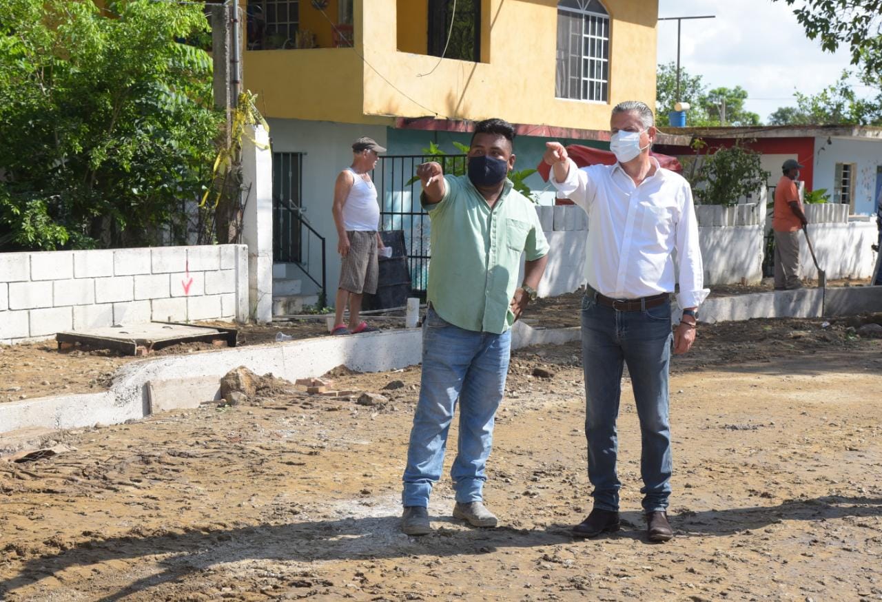 Notorio Avance Registran Nuevas Obras de Pavimentación en Tampico