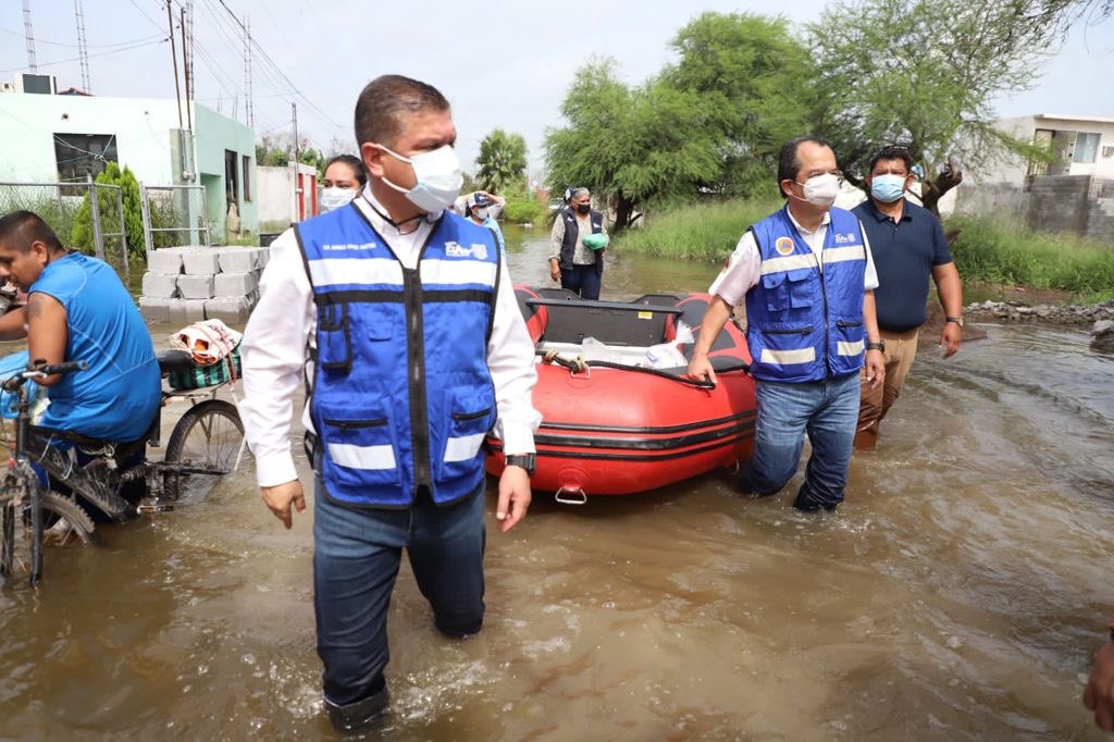 Solicita Gobierno de Tamaulipas declaratoria de emergencia por afectaciones provocadas por inundaciones en Matamoros