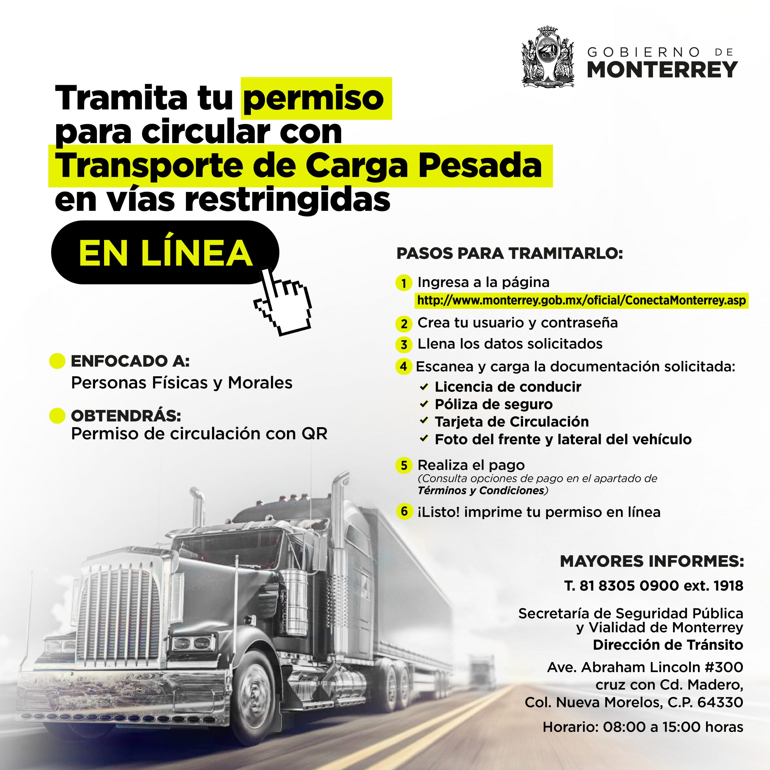 Ofrece Monterrey trámite en línea de permiso para circular en zonas  restringidas - Grupo Metrópoli