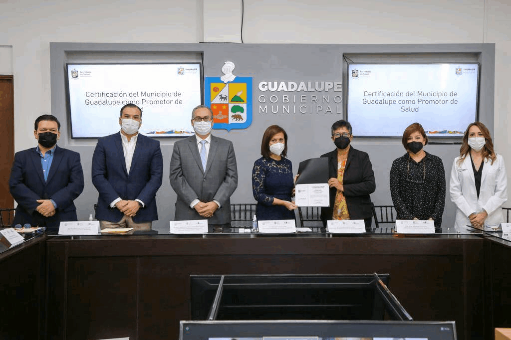 Certifica Nuevo León  a Guadalupe como municipio promotor de la salud