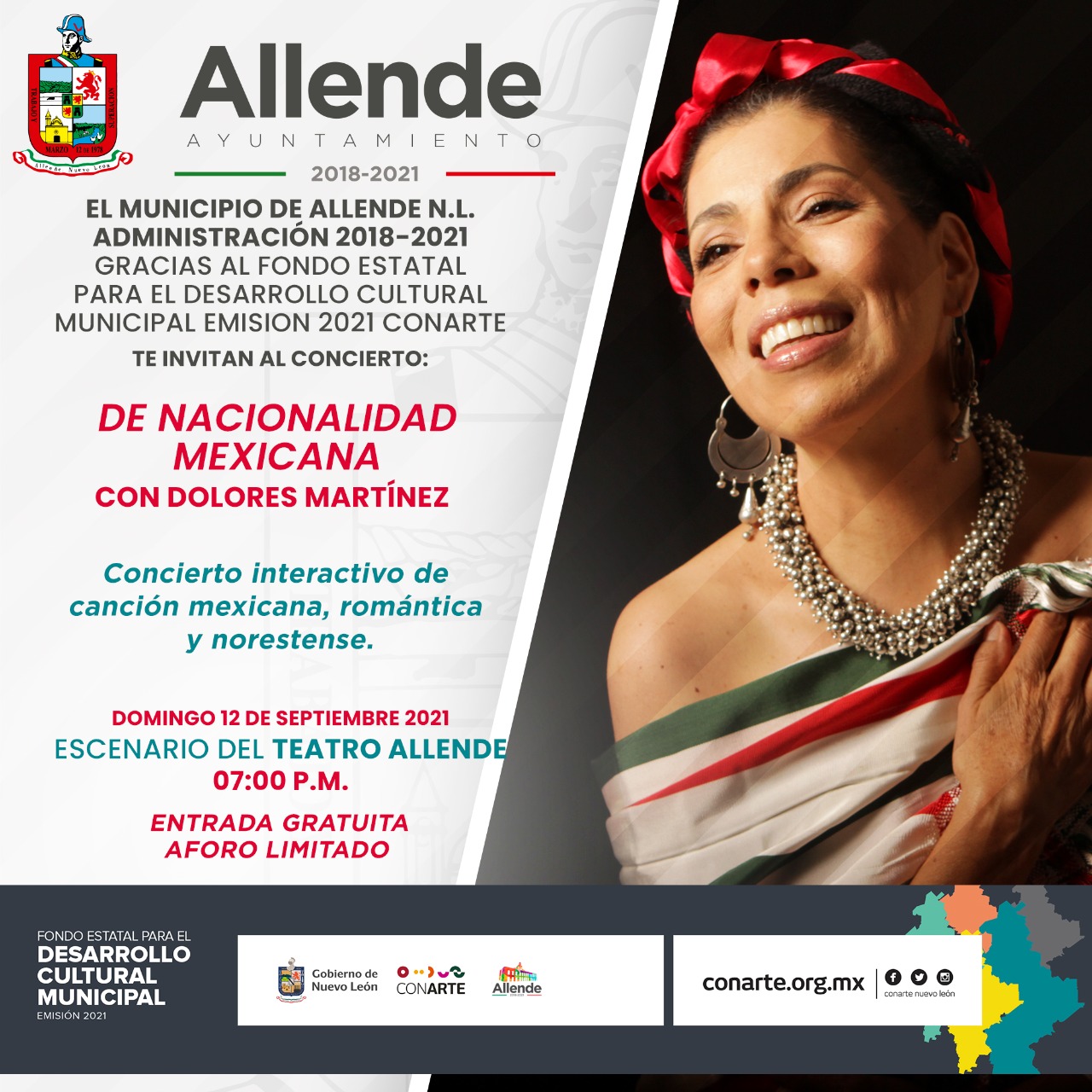 Invitan Allende y CONARTE a concierto en Teatro Allende