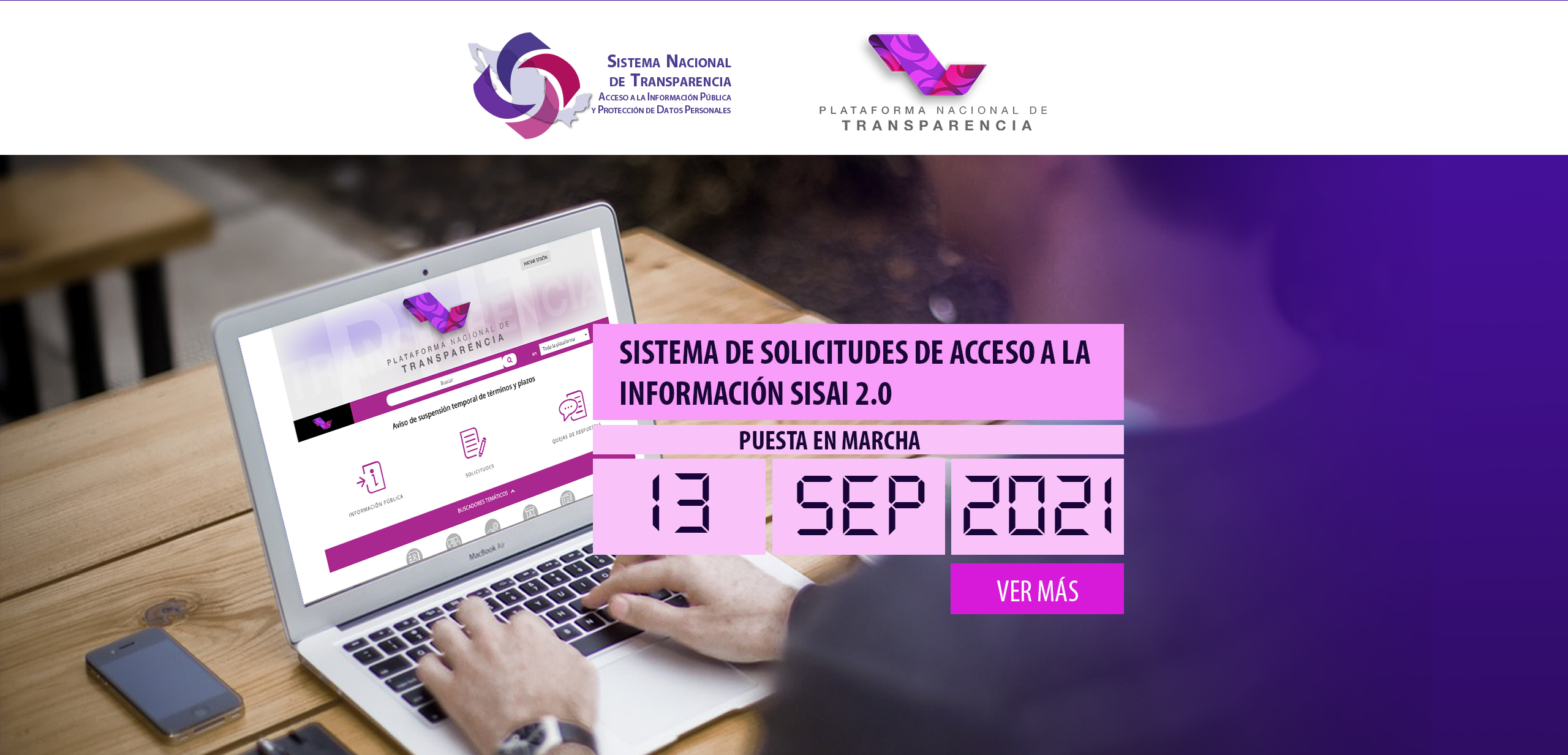 Anuncian INAI y COTAI que 11 y 12 de septiembre el Portal Nacional de Transparencia estará fuera de servicio