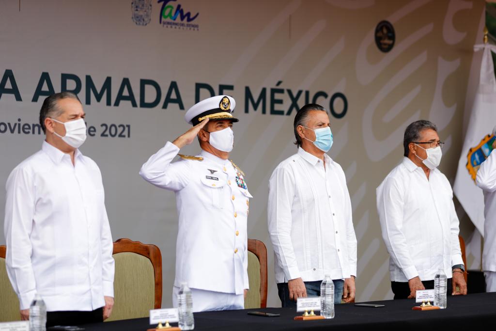 Reconoce Chucho Nader Contribución de la Armada de México al Desarrollo Nacional