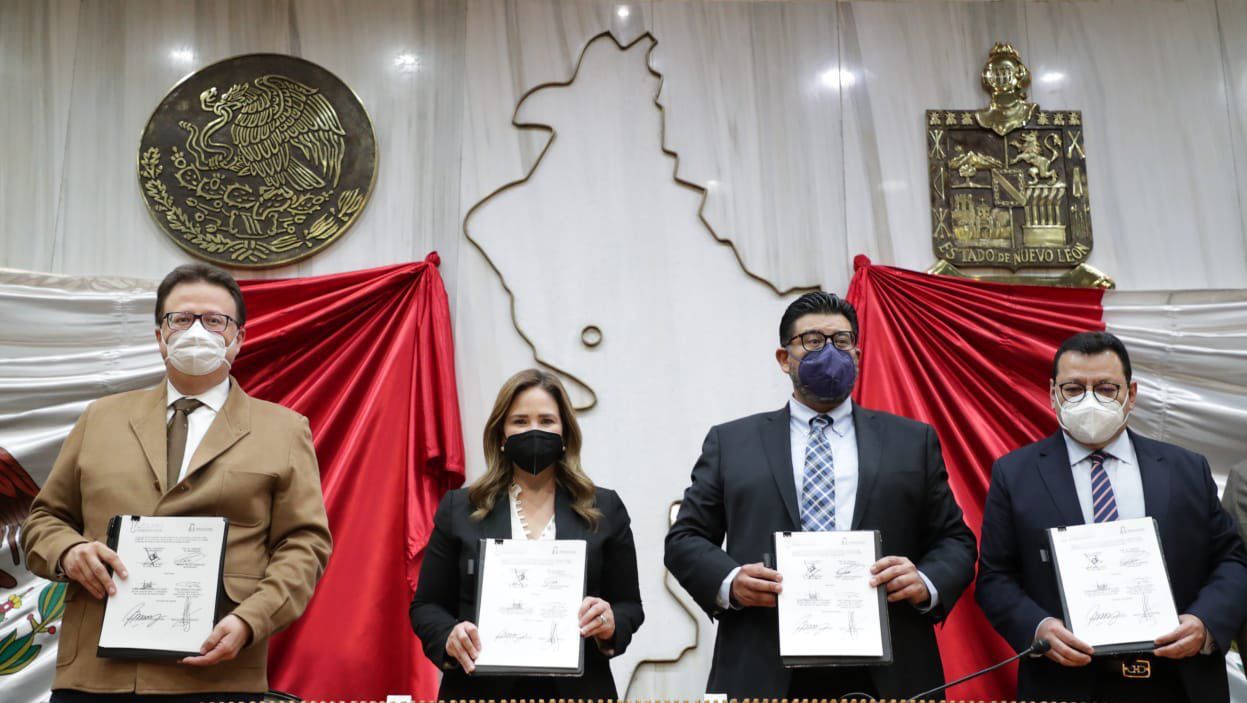 Congreso de NL firma convenio de colaboración con el Tribunal Electoraldel Poder Judicial de la Federación