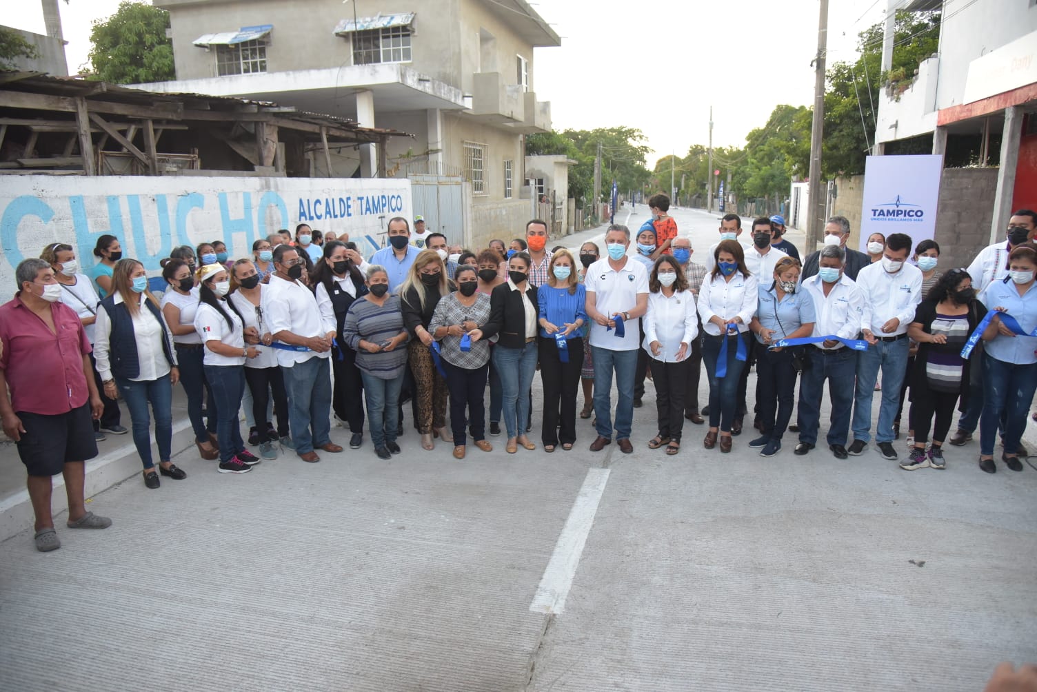 Inaugura Chucho Nader Obra de Pavimentación Cercana a los 5 MDP