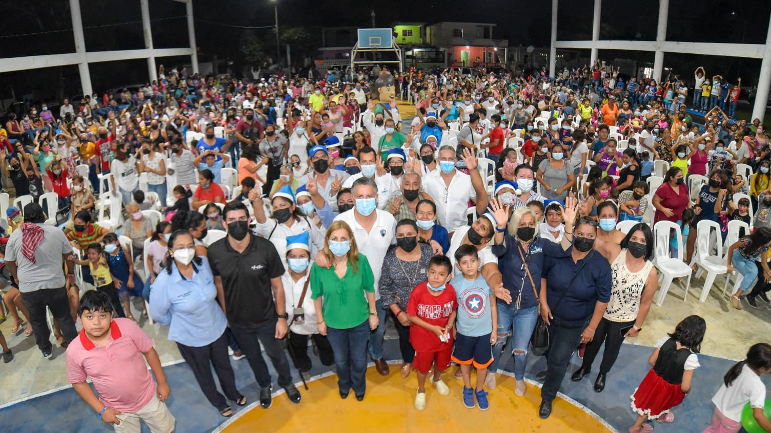 Lleva Gobierno de Tampico Alegría de las Posadas a Sectores Populares