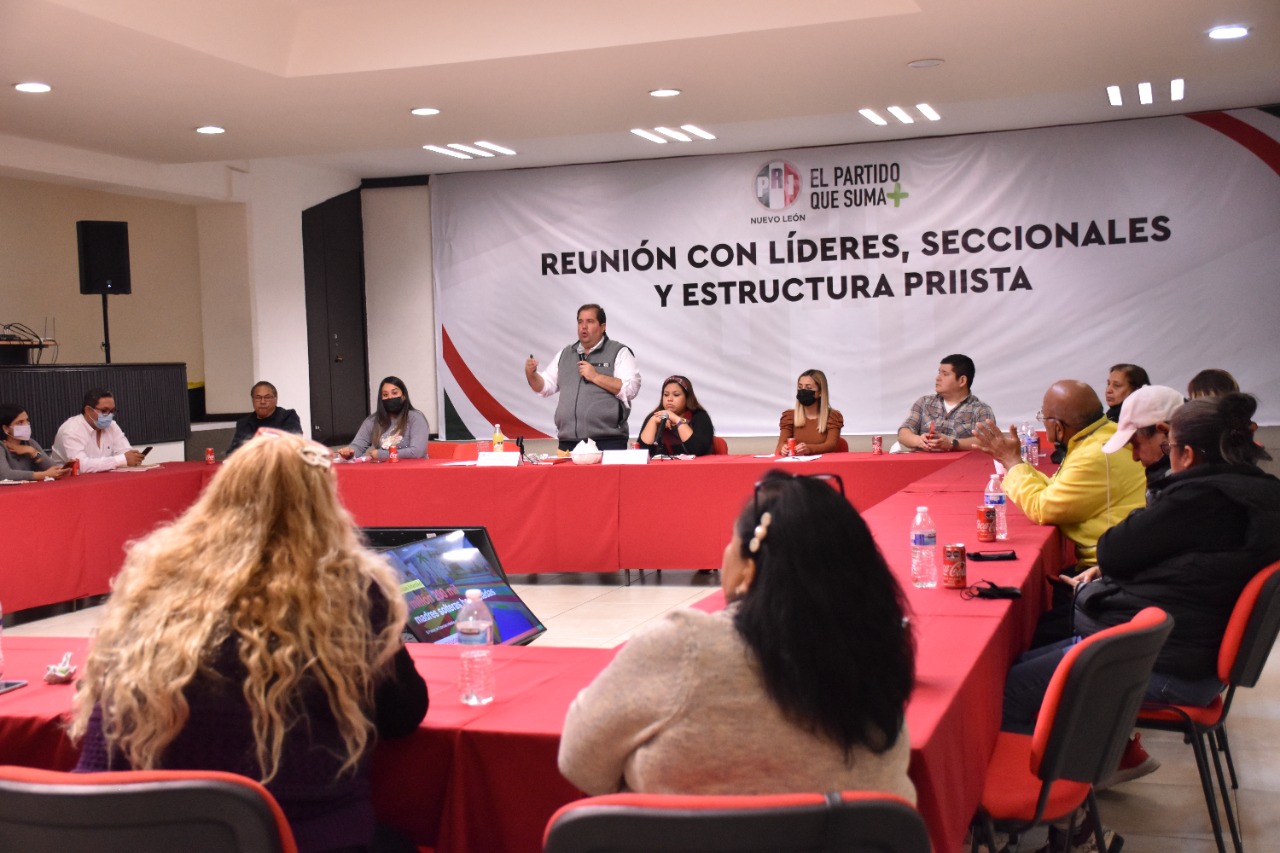 Agradece PRI lealtad y apoyo de líderes seccionales y estructura priista