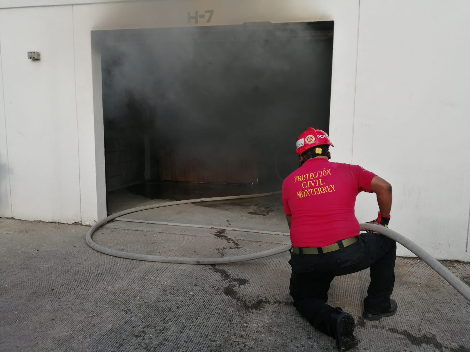 Protección Civil de Monterrey realiza simulacro de incendio para advertir sobre  riesgos por temporada decembrina