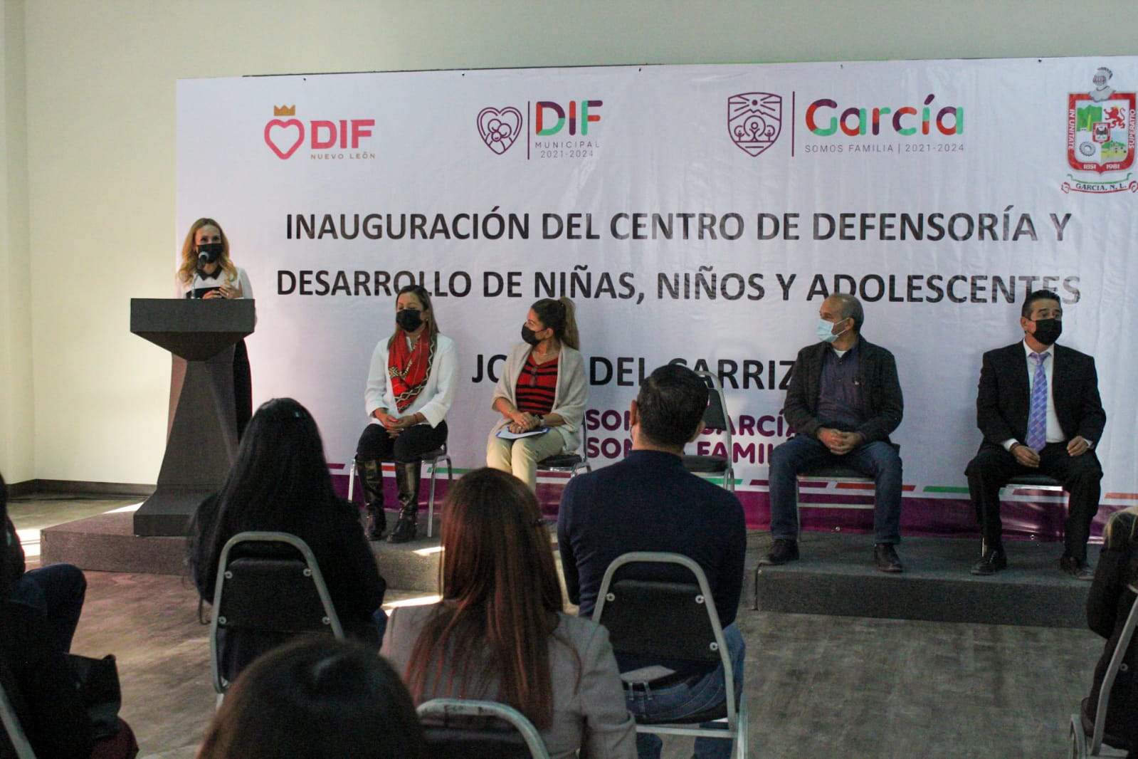 Inauguran centro de defensoría y desarrollo de infancias en García