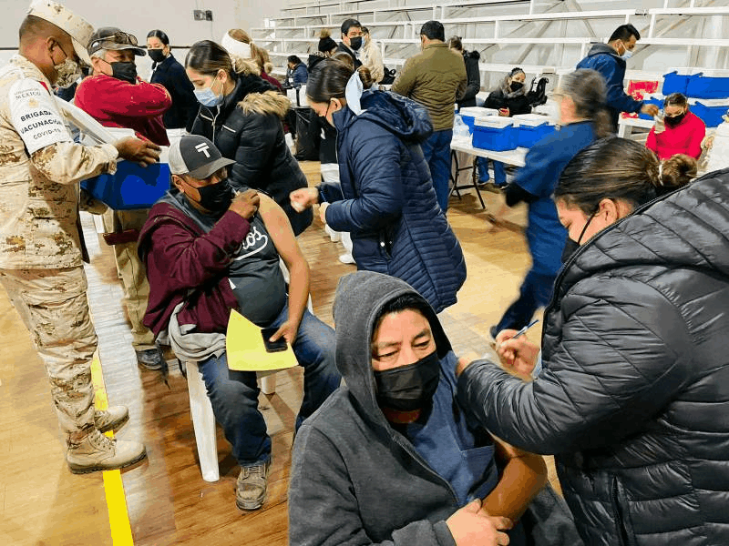 Apoya municipio de Sabinas vacunación Covid de refuerzo -5 mil dosis en dos días
