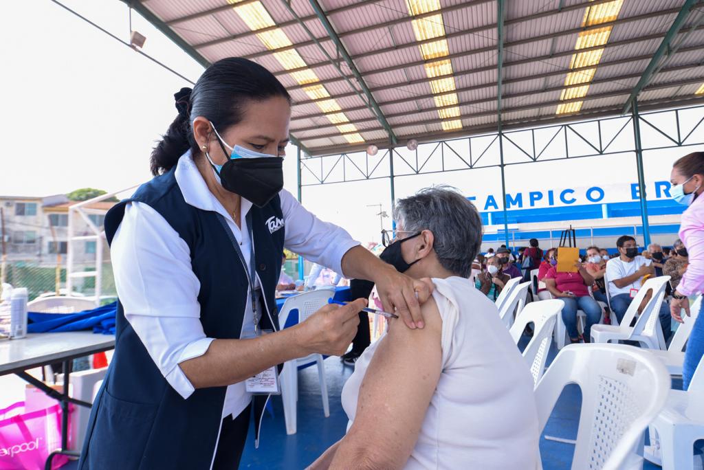 Atienden Demanda de Vacunación en Tampico con Apertura de Módulo en Puertas Coloradas