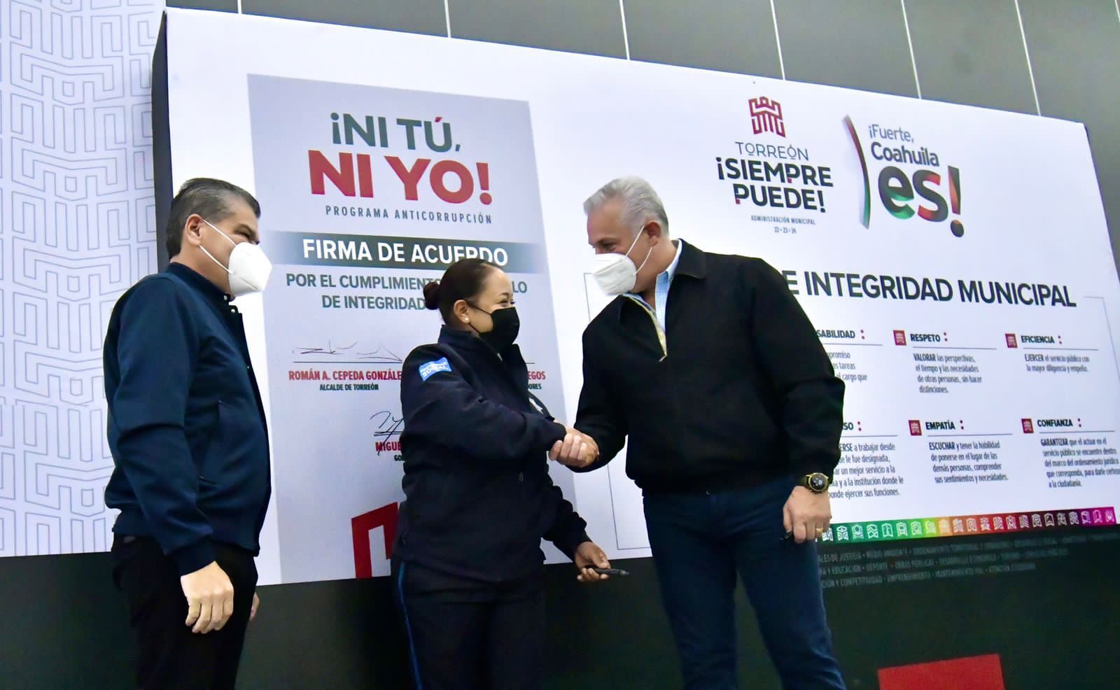 Pone Torreón en marcha programa municipal anticorrupción “Ni tú, ni yo”