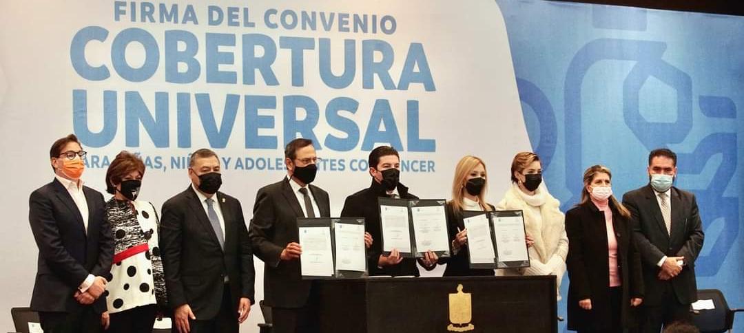 Inicia cobertura universal contra cáncer infantil en Nuevo León