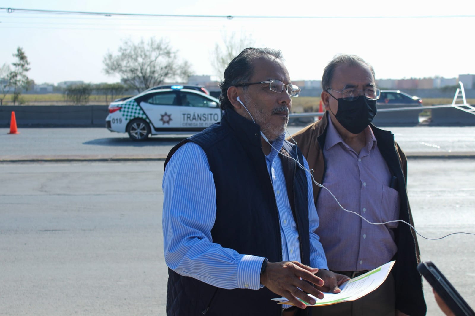 Anuncia Mijes rehabilitación de alumbrado público en la Carretera a Laredo