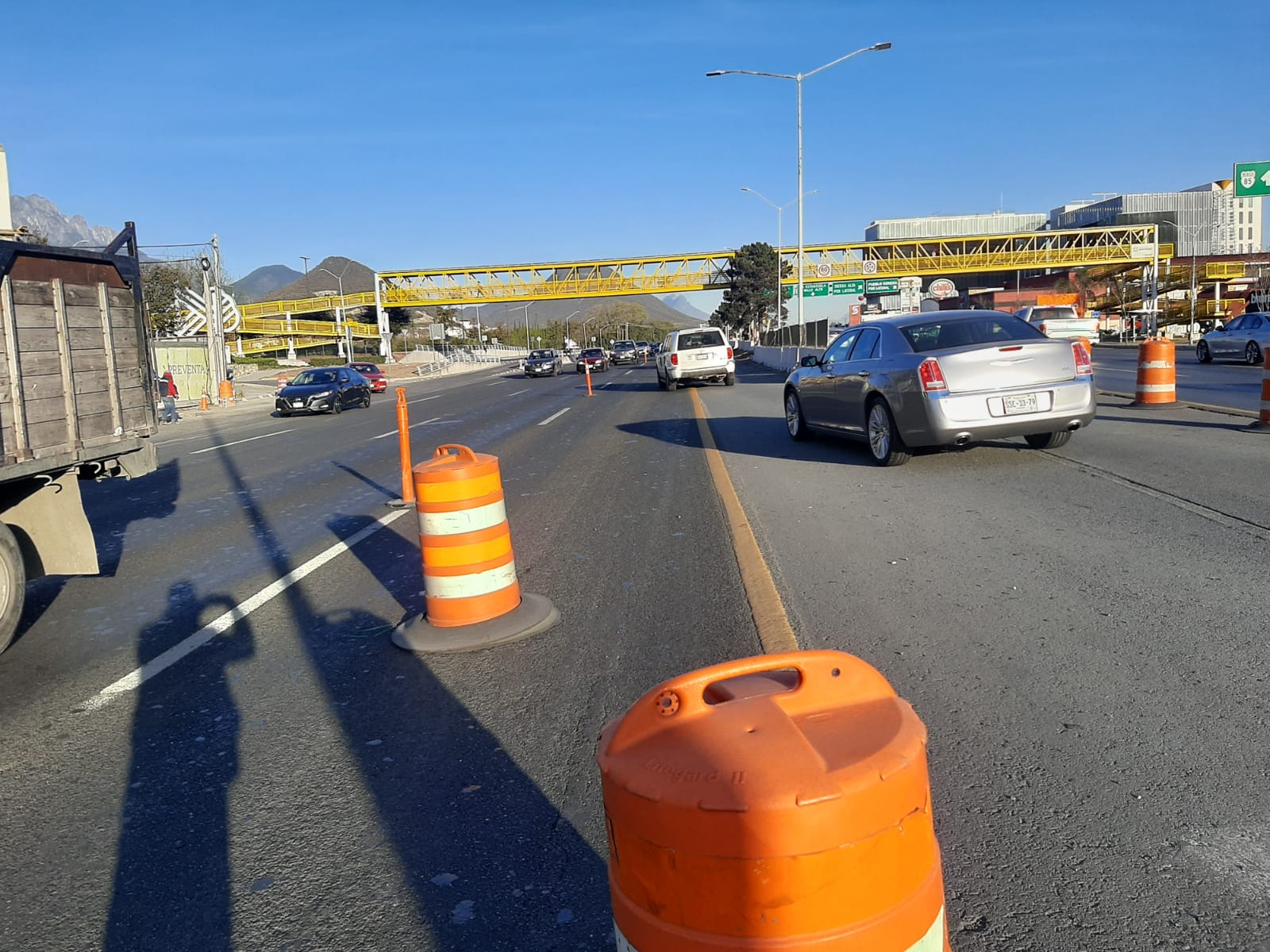 Reinstalan Contraflujo en la Carretera Nacional