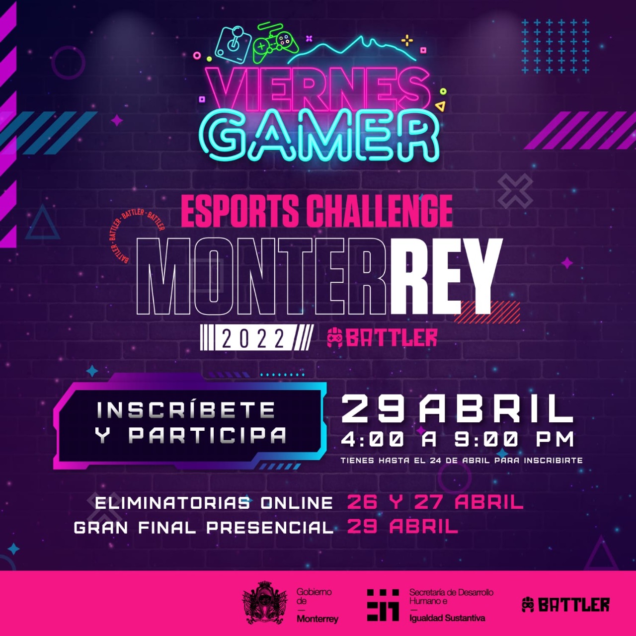 Invita Monterrey a primer Torneo Gamer