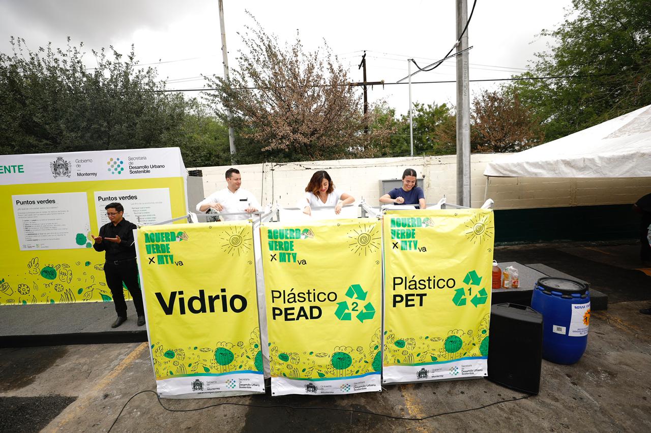 Presenta Monterrey “Puntos Verdes” para reciclaje