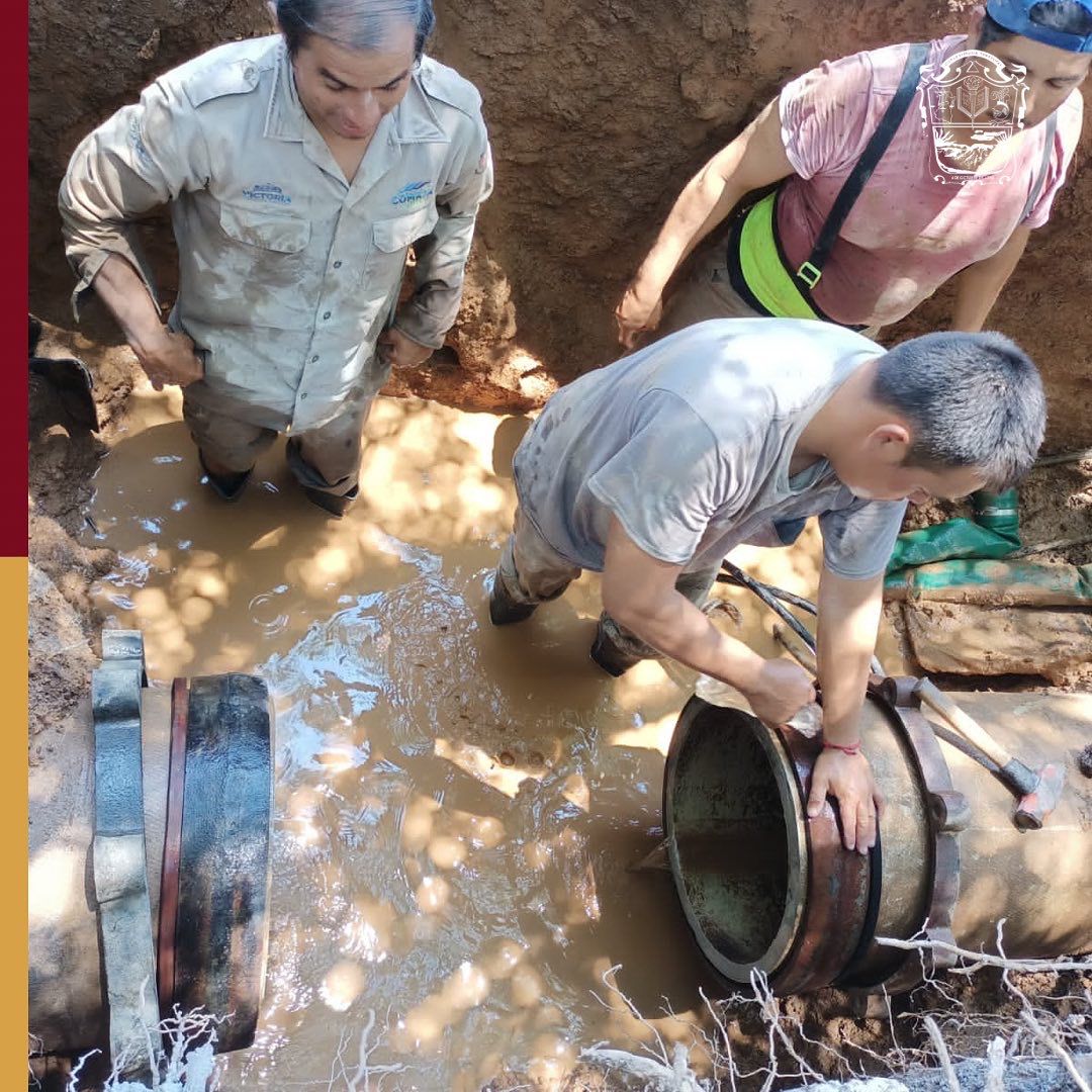 Trabajan Comapa y OPM para garantizar obras de drenaje y pavimentación