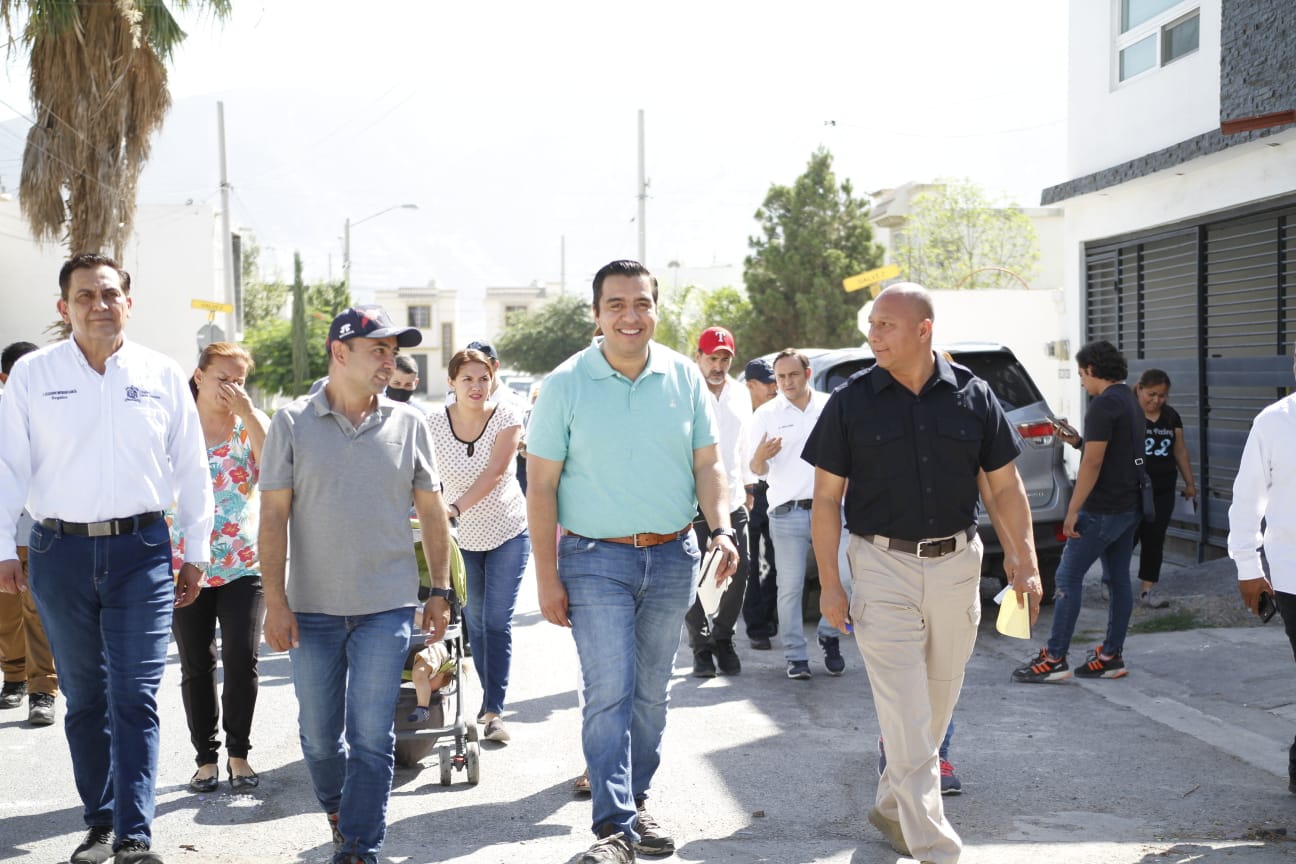 Lleva Nava gabinete a Colonias de Santa Catarina