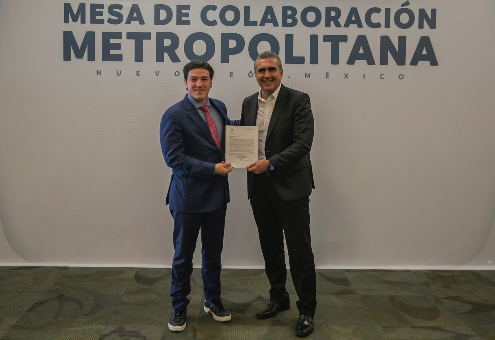 Toma César Garza Presidencia de la Mesa de Colaboración Metropolitana