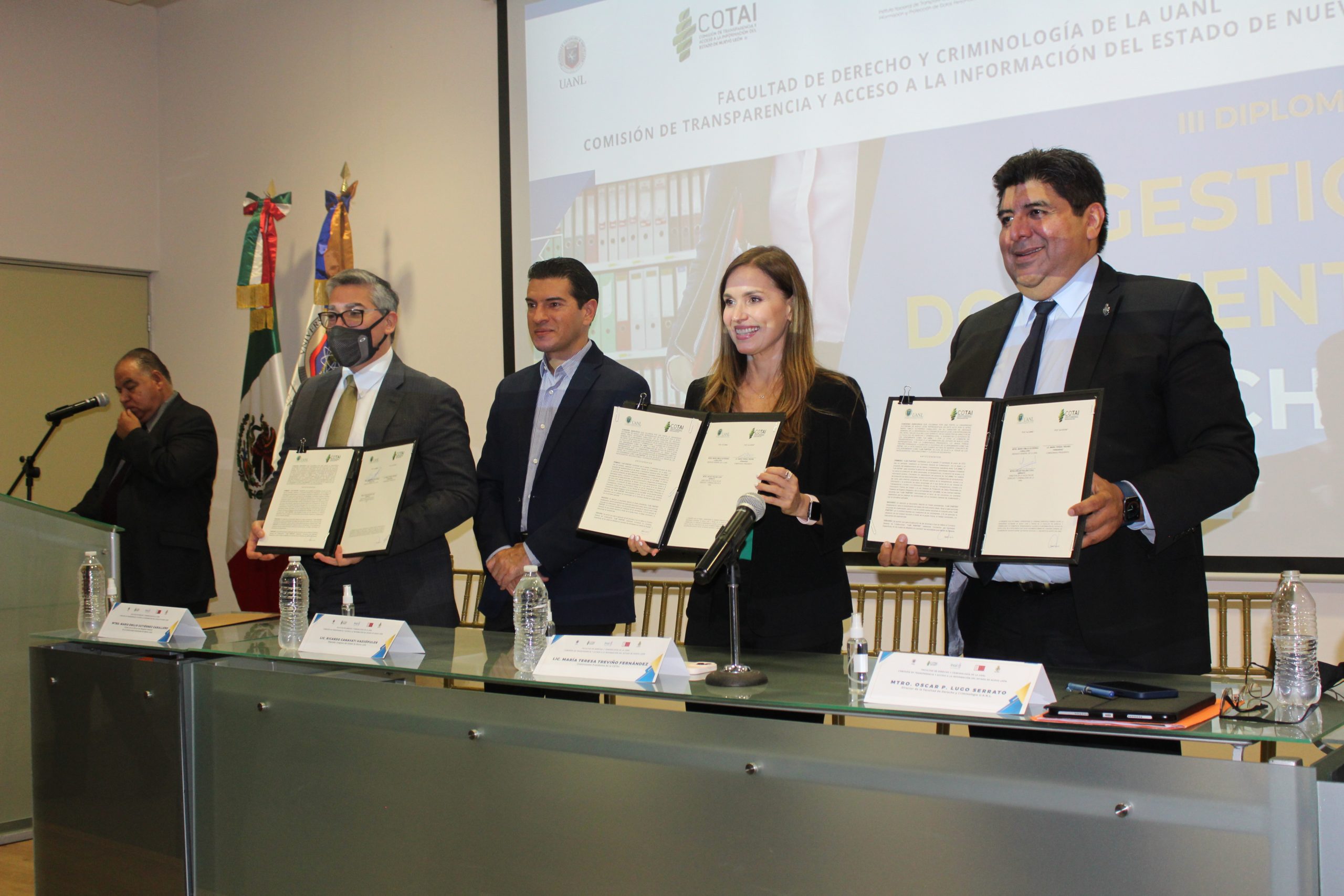 Firman Convenio de Colaboración COTAI y FACDYC e inauguran 3.º Diplomado de Gestión Documental y Archivo
