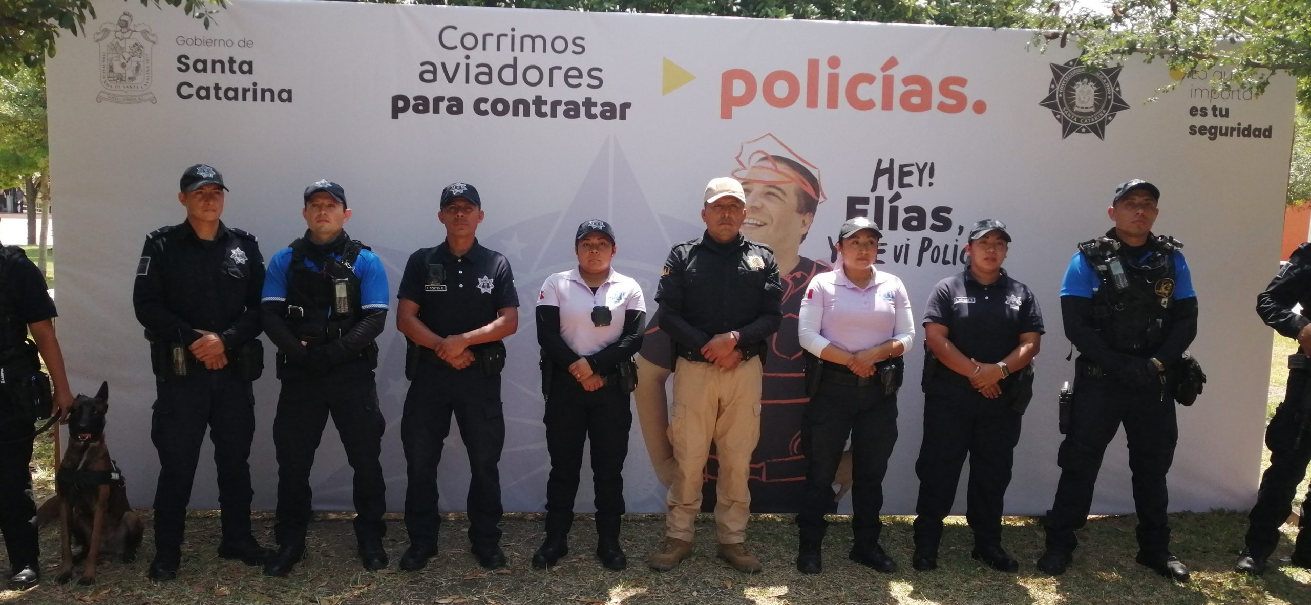 Lanzan oferta de empleo en Santa Catarina, contratará 200 policías