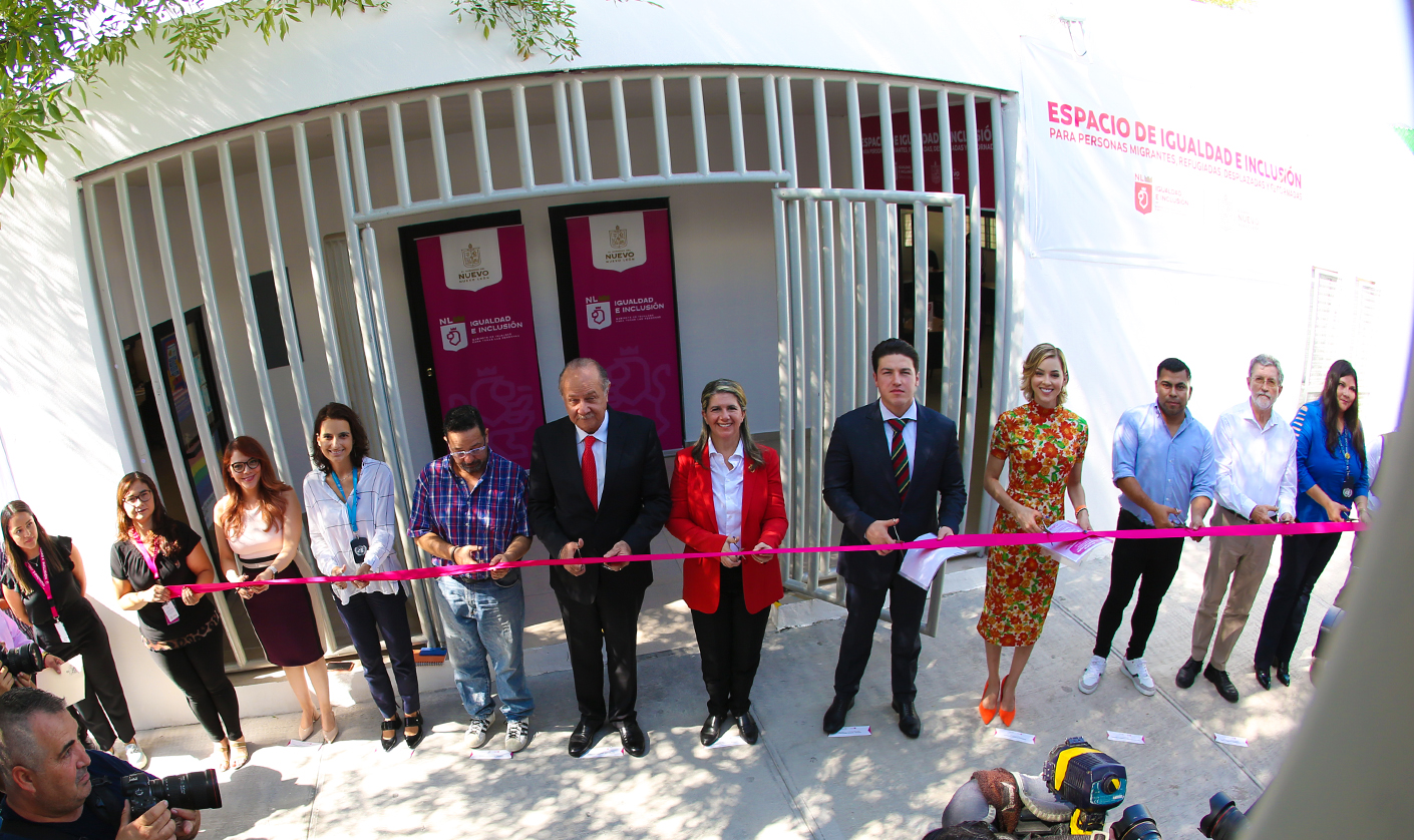 Inaugura Samuel García espacio para personas migrantes, refugiadas, desplazadas y retornadas