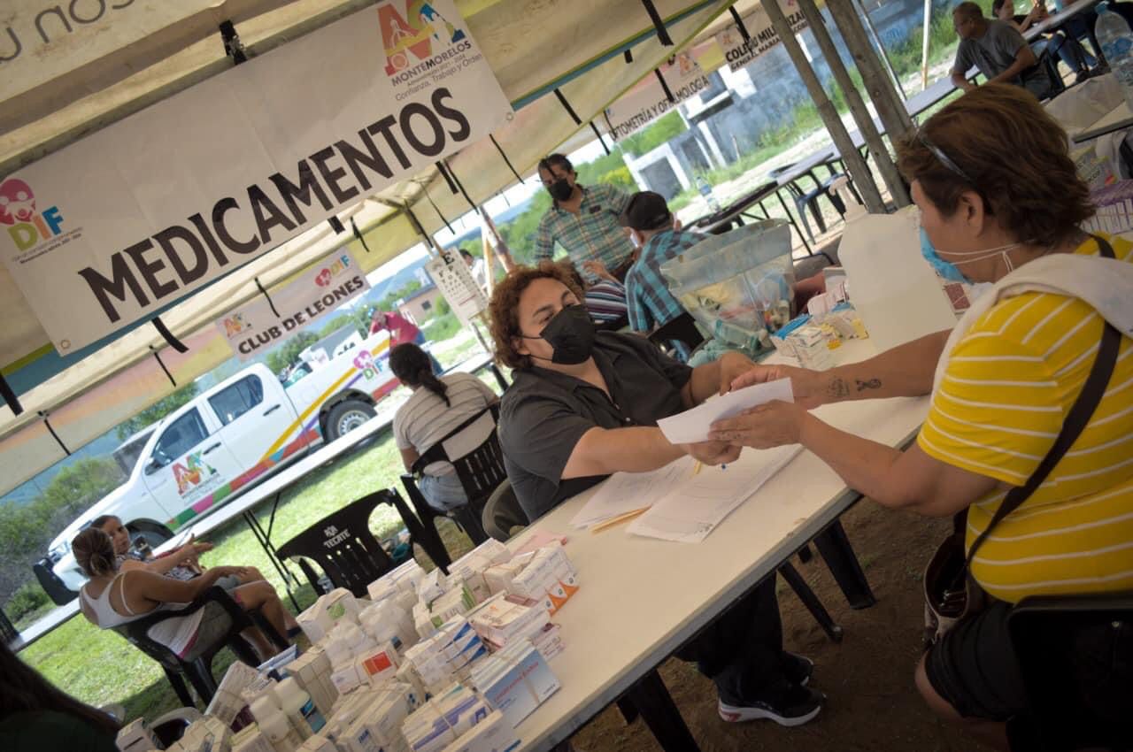 Llega la Brigada Multifuncional y de Salud, a la colonia El Centenario en Montemorelos