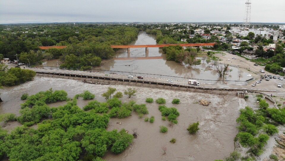 Consejo municipal de Protección Civil de Sabinas entra en recesión permanente ante incremento del caudal del Rio