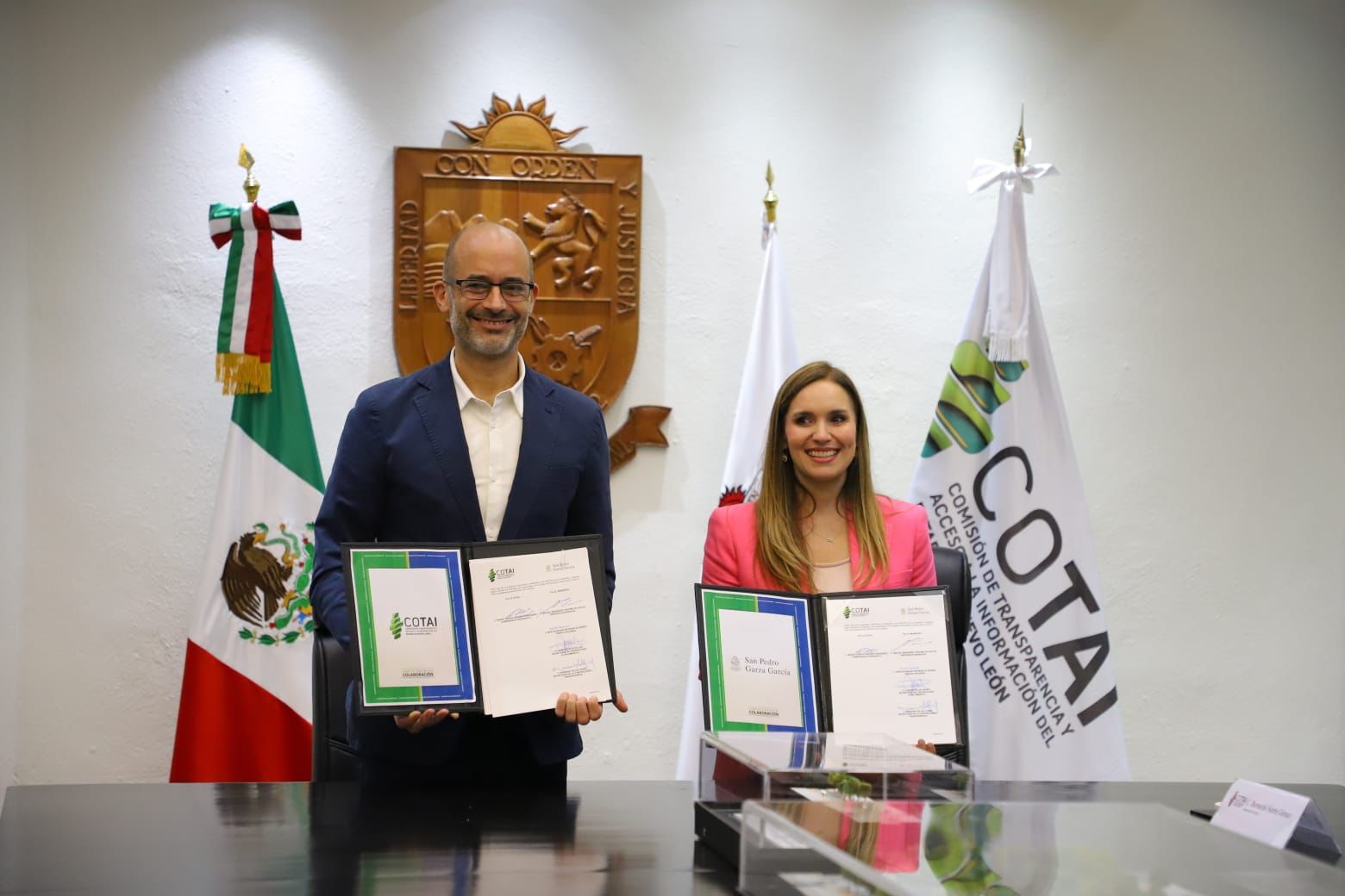 Firman Convenio Gobierno de San Pedro y COTAI