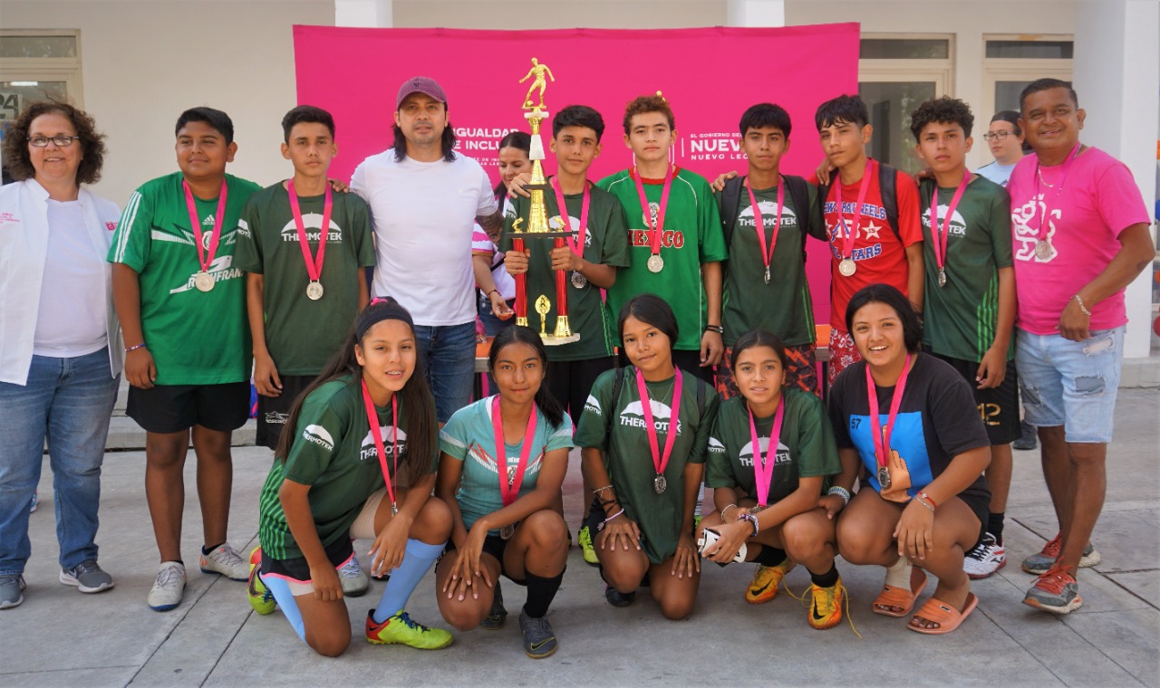 Realiza Secretaría de Igualdad e Inclusión Torneo de Barrios de Desarrollo Deportivo de Futbol Mixto