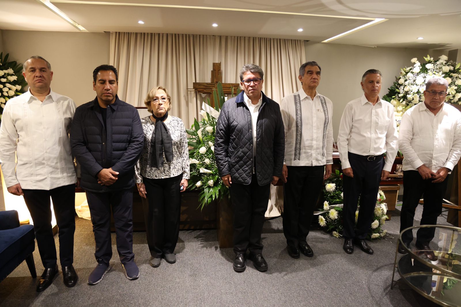 El Gobernador Américo Villarreal da pésame a nombre del Presidente a familia del senador Faustino López